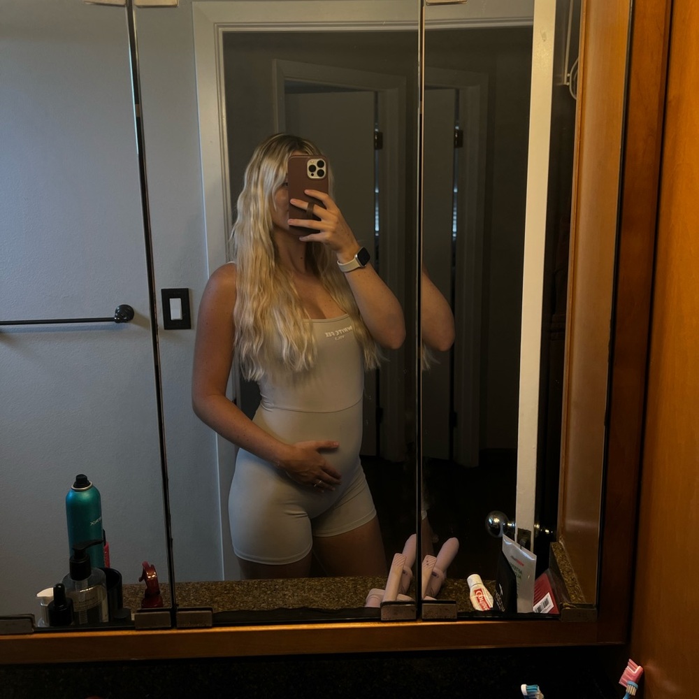 WHITE FOX onesie